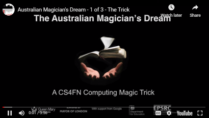 CAS London Australian Magician's Dream Activity Video