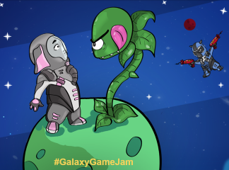 Catrobat Galaxy Game Jam Intro