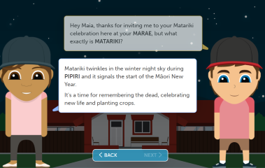 Code Avengers Computational Thinking 2 Demo: Matariki: Māori New Year Activity