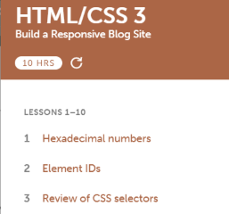Code Avengers HTML/CSS 3: Build A Responsive Blog Site Curriculum