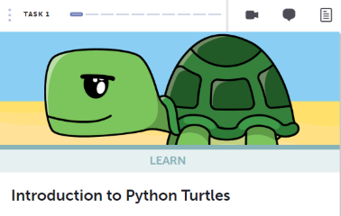 Code Avengers Python Demo: Intro Turtle Graphics Activity