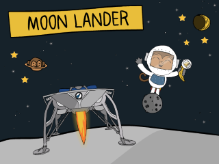 CodeMonkey Moon Lander Intro