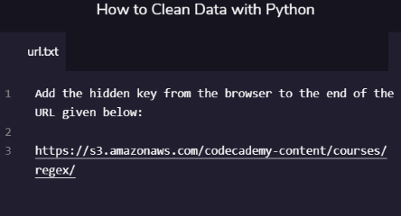 Codecademy How to Clean Data with Python Activity
