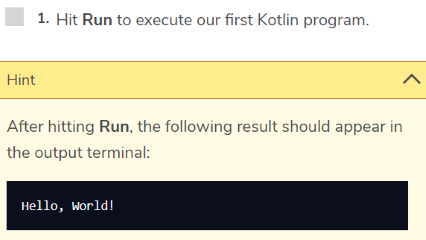 Codecademy Learn Kotlin Activity 2