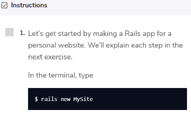 Codecademy Learn Ruby on Rails Activity