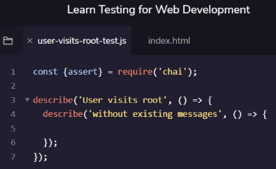 Codecademy Learn Testing for Web Development Activity 2