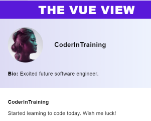 Codecademy Learn Vue.js Activity