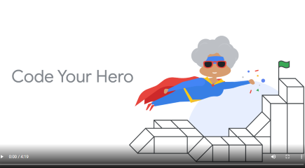 Google CSFirst Code Your Hero Video