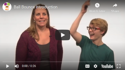 MIT App Inventor Ball Bounce Mobile App Video