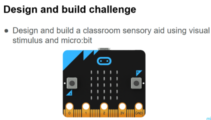 Micro:bit Sensory classroom Activity 2