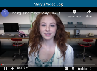 Quorum Accessible programming (with screenreader support) Video