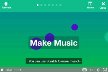 Scratch Make Music with Scratch Video