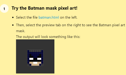 Tynker Create a Superhero Mask Activity