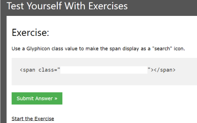 W3Schools Learn Bootstrap 3 Activity