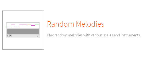 Wolfram Labs Random Melodies Intro