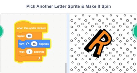 Scratch Animate a Name Activity 2