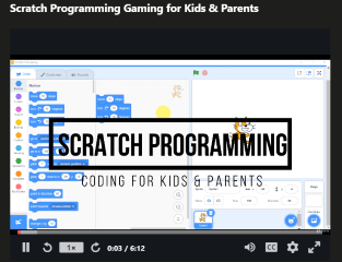Udemy Scratch Programming for kids & Scratch Game Programming Video